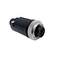 CONXALL SF3282-7PG-520 Connector Assemblies Cble End 7 Male Pins Sldr .200IN GrmtID