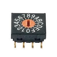 NKK Switches FR02FR16P-S Rotary Switches SMT 10MM HEXADEC 16P REAL CODED