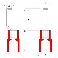 Weidmuller 1233340000 Cable Lug HBT 1,5 - 4,6 RT