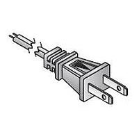 Kobiconn 173-11125-E No Receptacle Power Cord 15' 2WIRE 18AWG BLK