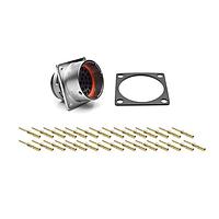 Amphenol SINE Systems RT002028PKNH03-K Connector Kits Square Flange Recept silicone seal IP69k
