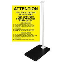 Desco 98254 Anti-Static Control Products STAND, FG, FOR USE WITH COMBO TESTER