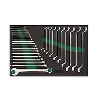 TOPTUL GVD2801 Combination & Double Ring Wrench Set (28 pcs)