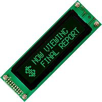 Matrix Orbital MOS-AL202A-FG3SE LCD Character Display Modules Black Background Green Text