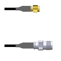 Amphenol Custom Cable Q-3E04L000D120i RF Cable Assemblies SMA-SP/TNC-SJ LMR19 120I