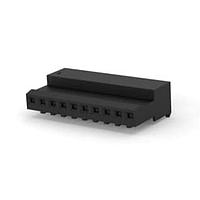 AMP Connectors - TE Connectivity 4-643498-0 Receptacle Housing 10P MTA100 CONN ASSY BLK LF