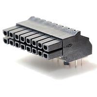 Molex 44764-1601 Receptacle R.A. RECPT 16P tin w/friction pegs
