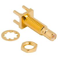 Amphenol RF 142210-10 PCB Connectors SMB PCB BULKHD REC GOLD EXT BODY