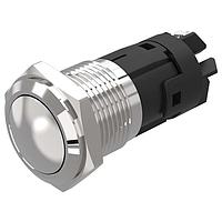 EAO 82-4572.2000 Anti-Vandal 82-4572.2000.pushbutton.maintained.16 mm.aluminium natural.flush/convex.no LED.no colour.no LED.screw terminal