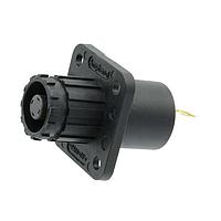 Amphenol Industrial SLPRIRABPSB0 Power Connectors 1000V DC, Gen 2.5, 5.7mm, Surlok Plus, Receptacle, Panel Mount, Black, Busbar, IP67(MATED), Keyway 24