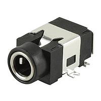 Same Sky (formerly CUI Devices) SJ2-35944A-SMT-TR Phone Connectors 3.5mm brass bushing 4 conductor 0 switch