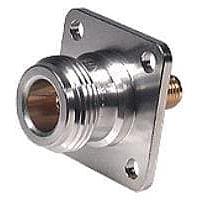 HUBER+SUHNER 37_N-SMA-50-1/1--_UE RF Adapters - Between Series N jack(f) to SMA jack(f) flange