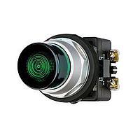 Eaton HT8GBGV7 Pushbutton Switches ILLUMINATED PB, 120V FV INCAND, GREEN