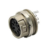 Amphenol Tuchel T 3377 100 Connectors 5P PANEL FEM RECPT SODR SILV BAYONET