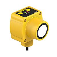 Banner Engineering QT50UVR3W W/30 Ultrasonic Sensor QT50U Universal Voltage Series: Proximity Mode; Range: 200 mm - 8 m; Input: 85-264 V ac 50/60 Hz/48 to 250 V dc; Output: SPDT electromechanical relay; 9 m (30 ft) Cable