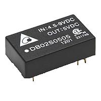 Delta Electronics, Inc. DB02S0505A Isolated DC/DC Converter, 5Vout, 2W