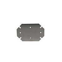 Bud Industries DPX-287061 Panel, Internal Base Internal Mounting Panels For DPH-28706 and DPS-28706 (5.8 x 3.8 x 0.1)