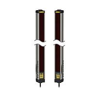 Banner Engineering SLSP30-1050P44NT Optical Sensors EZ-SCREEN Pair; Resolution: 30 mm; Range: 18 m (60 ft); Defined Area: 1050 mm (41.3 in); Housing Length: 1120 mm (44.1 in); Connection: 4-pin M12 Pigtail Connectors; Emitter: No test Input