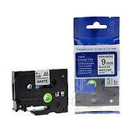 Brother Hze-M931,Printed label Black word on silver background 12mmx8M