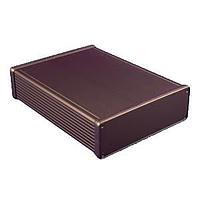 Hammond Manufacturing 1455T2201BK PC Board MetalEndPanel, Black 8.66 x 2.03 x 6.50"