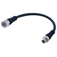 HARTING 21343031543100 Sensor Cables / Actuator Cables M12 L-cod 4+FE st/st m/f PUR 10m