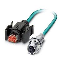 PHOENIX CONTACT 1406399 Ethernet Cables / Networking Cables VS-M12FSBP-IP67/B- 93E-LI/2,0