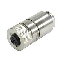 HARTING 21038412535 Straight M12 INOX B 5P FML crimp 4.5-8.8mm