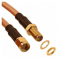 Amphenol RF 135110-07-12.00 RF Cable Assemblies SMA St Plug to Jack RG142 12in