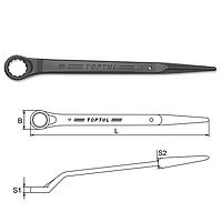 TOPTUL AAAS1717 Single Ring Wrench 45° Offset (17mm)