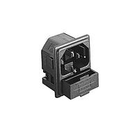 Bulgin PF0011/10/48 Outlets Snap Fit IEC Fused Inlet
