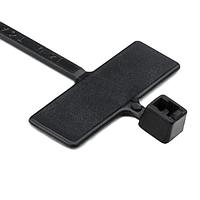 HellermannTyton IT18R0C2 Cable Ties CT 3.9" LONG, 18LB TS BLK 100