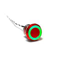 Bulgin MC22MORGR Sealed 22mm Norm Op Al Red Anodised Grn/Red LED