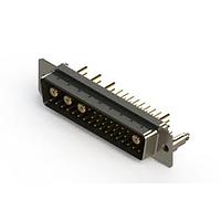 EDAC 627-36W4224-5T5 Mixed Contact D-Sub Connectors Vertical Combo Dsub