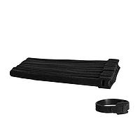 Jonard Tools CTS-812/100 Hook and Look Cable Tie Hook and Loop Cable Tie Strap, 8" x 1/2", Pack of 100