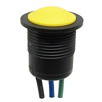 Dailywell PMD16-P2106Z-L001 Low Profile Pushbutton Switch Low Profile24VDC/2ANon-Illuminated,SPDTOFF-(ON)Wire,IP67,Green