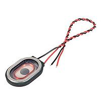 Same Sky (formerly CUI Devices) CDS-20144-L100 Electromagnetic 1W 4Ohm 600Hz WireLd 20x14mm mylr Nd-Fe-