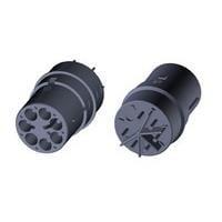 AMP Connectors - TE Connectivity 293672-3 Lighting Connectors NECTOR M SKT CONN PCB 6P CODE C