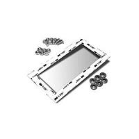 Hammond Manufacturing 1481WFL133 Electrical Enclosures Window Kit Frameless 12.8 x 2.8 - Viewing Area 12.8 x 2.8