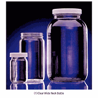 Wheaton WH.W216933 Bottle redi, clear 4000ml, w/tef lined pp cap