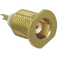 Linx Technologies - TE Connectivity CONMCX004 Connectors MCX Fml Bulkhd Front Mnt with Solder Pot