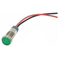 Dialight 656-3209-303F Indicators 1/2 Dome Green 230VAC w/Leads