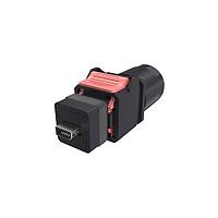 Amphenol NDHN3E3 Rectangular MIL Spec Connectors Rectangular Push Pull ix IP67  Plug, NDH, Plug Kit, B Key, 24 AWG IDC, 30u" Gold