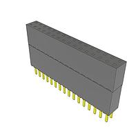 Samtec ESW-116-69-G-D Stackthrough .100" Elevated Socket Strip
