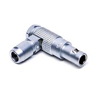 LEMO FPG.00.303.CLAD35 Plugs 90 deg Elbow plug w/cable collet