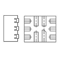 Diodes Incorporated PI3A114-AZLEX Multiplexers/Demultiplexers mux/demux with low swing