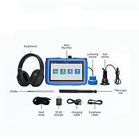 PQWT PQWT-L9000 Acoustic+Tracer Gas Water Leak Detector (Gas + Vertical 8M)