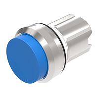 EAO 45-2131.2260.000 Switch Actuators Pushbutton actuator blue lens raised above bezel momentary front/housing metal