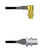 Amphenol Custom Cable Q-2P01U0003096i RF Cable Assemblies SMA-RJB/N-SJB G174 96I
