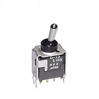 NKK Switches B15JB Toggle Switches SPDT ON(ON) .248 BAT STRT BRKT PC .4VA