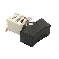 E-Switch 400BWMSP3R2BLKSM6RE Subminiature Rocker Switch Rocker, SPDT, On-Off-On, Surface Mount, Right Angle, Black, IP67